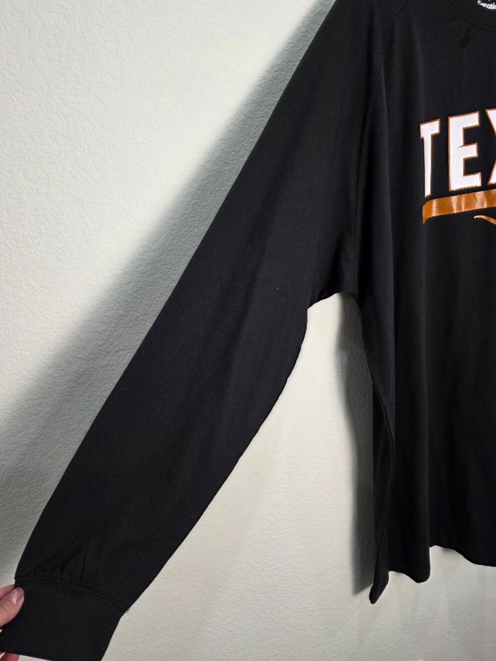 Fanatics Texas Longhorns Big & Tall Long Sleeve Shirt Men's Size 5XLT Black - Picture 3 of 8
